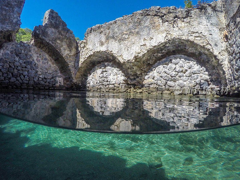 克利奥帕特拉巴斯。Fethiye /土耳其